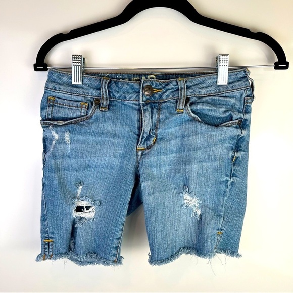 2/$30 Women's Distressed Denim Shorts - Picture 1 of 7